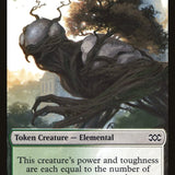 Demon // Elemental Double-Sided Token [Double Masters Tokens]