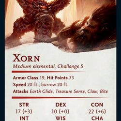 Xorn Art Card [Dungeons & Dragons: Adventures in the Forgotten Realms Art Series]