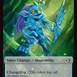 Shapeshifter // Map Double-Sided Token [Lorwyn Eclipsed Tokens]
