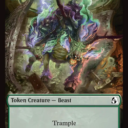 Leviathan // Beast Double-Sided Token [Reality Fracture Tokens]