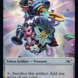 Zombie Employee // Treasure (013) Double-Sided Token [Unfinity Tokens]