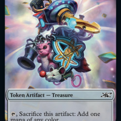 Squirrel // Treasure (013) Double-Sided Token [Unfinity Tokens]