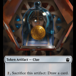 Dalek // Clue (0023) Double-Sided Token [Doctor Who Tokens]
