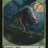 Human // Wolf Double-Sided Token [Friday Night Magic 2012]