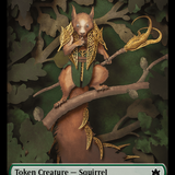 Squirrel // Treasure Double-Sided Token [Bloomburrow Tokens]