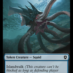 Elephant // Squid Double-Sided Token [Bloomburrow Commander Tokens]