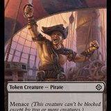 The Monarch // Pirate Double-Sided Token [The Lost Caverns of Ixalan Commander Tokens]