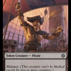 The Monarch // Pirate Double-Sided Token [The Lost Caverns of Ixalan Commander Tokens]