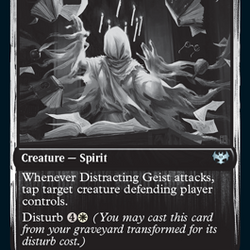 Distracting Geist // Clever Distraction [Innistrad: Double Feature]