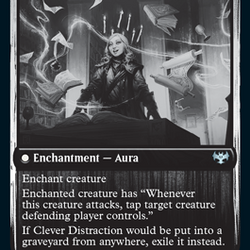 Distracting Geist // Clever Distraction [Innistrad: Double Feature]