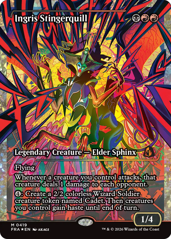 Ingris Stingerquill (Showcase) (Fracture Foil) (0419) [Reality Fracture]