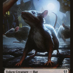 Faerie Rogue // Rat Double-Sided Token [Zendikar Rising Commander Tokens]