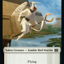 Elemental // Aven Initiate Double-Sided Token [Double Masters 2022 Tokens]
