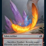 Feather // Human Soldier (004) Double-Sided Token [Ikoria: Lair of Behemoths Tokens]