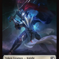 Hero (0003) // Knight Double-Sided Token [FINAL FANTASY Tokens]