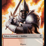 Soldier (33) // Devil Double-Sided Token [Streets of New Capenna Commander Tokens]