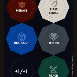 Punch Card Token (001 // 002) - Thick Stock [Ikoria: Lair of Behemoths Tokens]