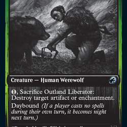 Outland Liberator // Frenzied Trapbreaker [Innistrad: Double Feature]