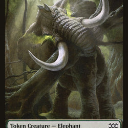 Angel // Elephant Double-Sided Token [Double Masters Tokens]