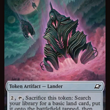Robot // Lander (0006) Double-Sided Token [Edge of Eternities Tokens]