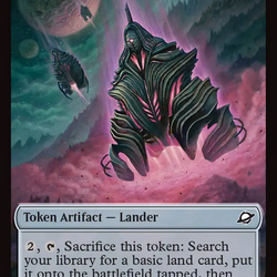 Robot // Lander (0006) Double-Sided Token [Edge of Eternities Tokens]