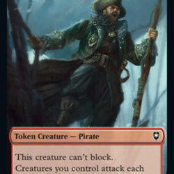 Pirate // Goblin Double-Sided Token [Commander Legends: Battle for Baldur's Gate Tokens]