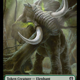 Human Soldier // Elephant Double-Sided Token [Phyrexia: All Will Be One Commander Tokens]