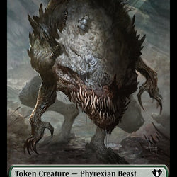 Eldrazi Scion // Phyrexian Beast Double-Sided Token [Commander Masters Tokens]