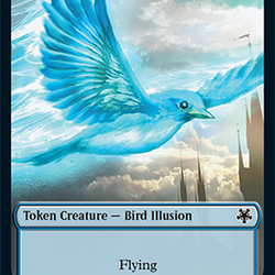 Bird Illusion // Demon Double-Sided Token [Game Night: Free-for-All Tokens]