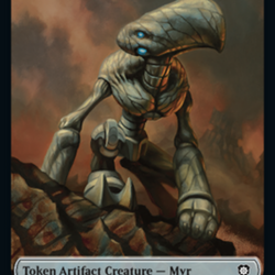 Myr // Servo Double-Sided Token [The Brothers' War Commander Tokens]