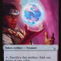 Treasure (20) // Phyrexian Saproling Double-Sided Token [March of the Machine Tokens]