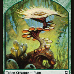 Cat Warrior // Plant Double-Sided Token [Commander 2018 Tokens]