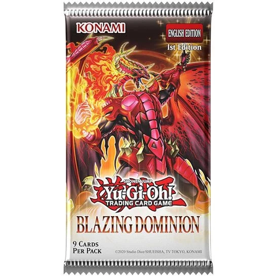 YGO BLAZING DOMINION BOOSTER PACK