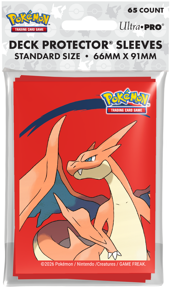 UP D-PRO POKEMON MEGA CHARIZARD Y SLEEVES 65CT