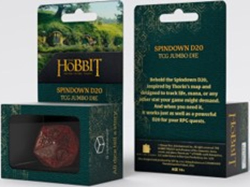 HOBBIT TCG SPINDOWN D20 JUMBO DIE EMBER  [2026-06-24]