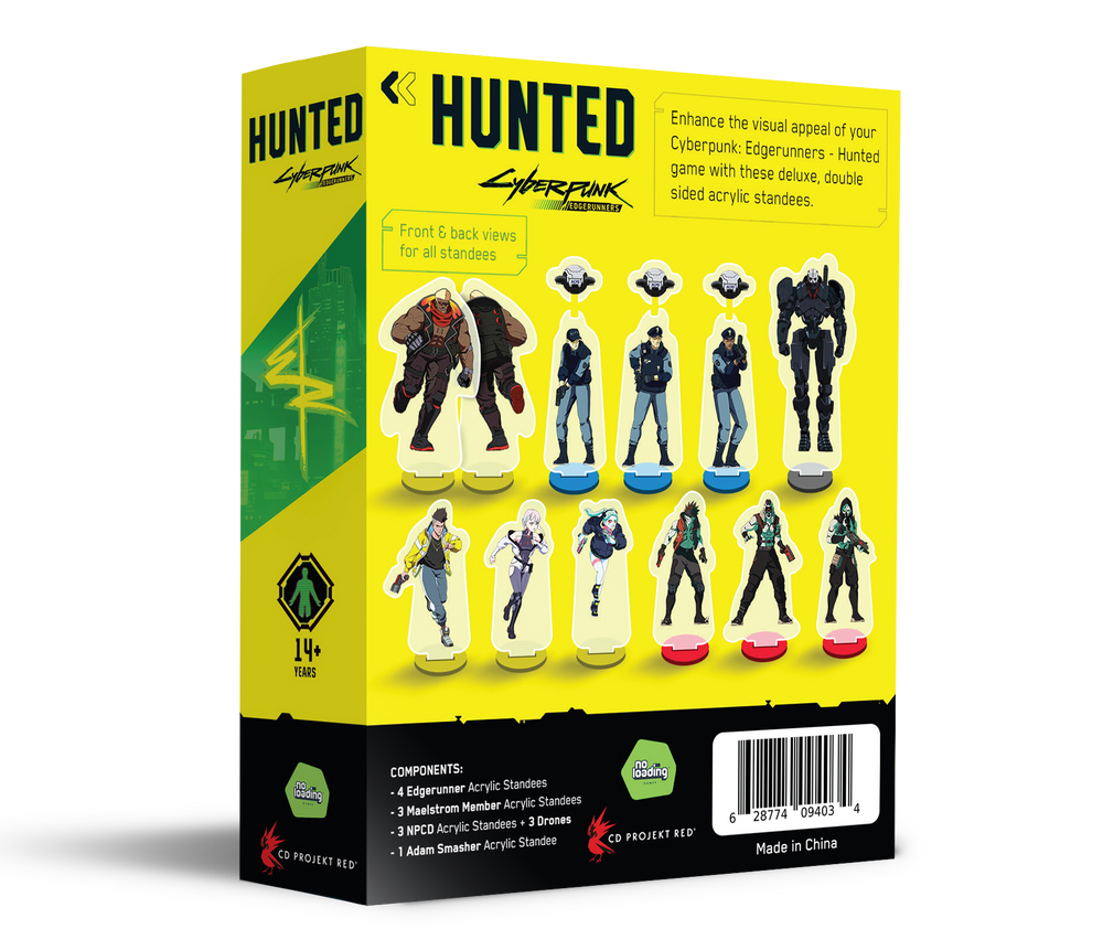 CYBERPUNK EDGERUNNERS: HUNTED DELUXE ACRYLIC STANDEES [2026-09-15]
