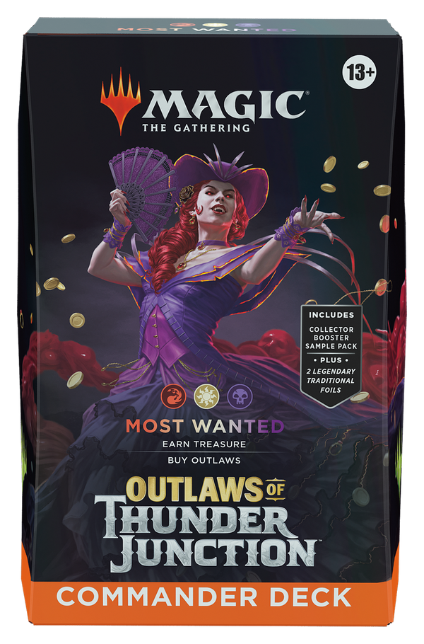 MTG OUTLAWS OF THUNDER JUNCTION COMMANDER DECK MOST WANTED