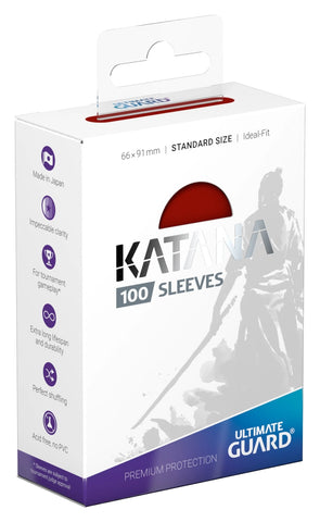 UG Katana Sleeves Standard 100ct Red