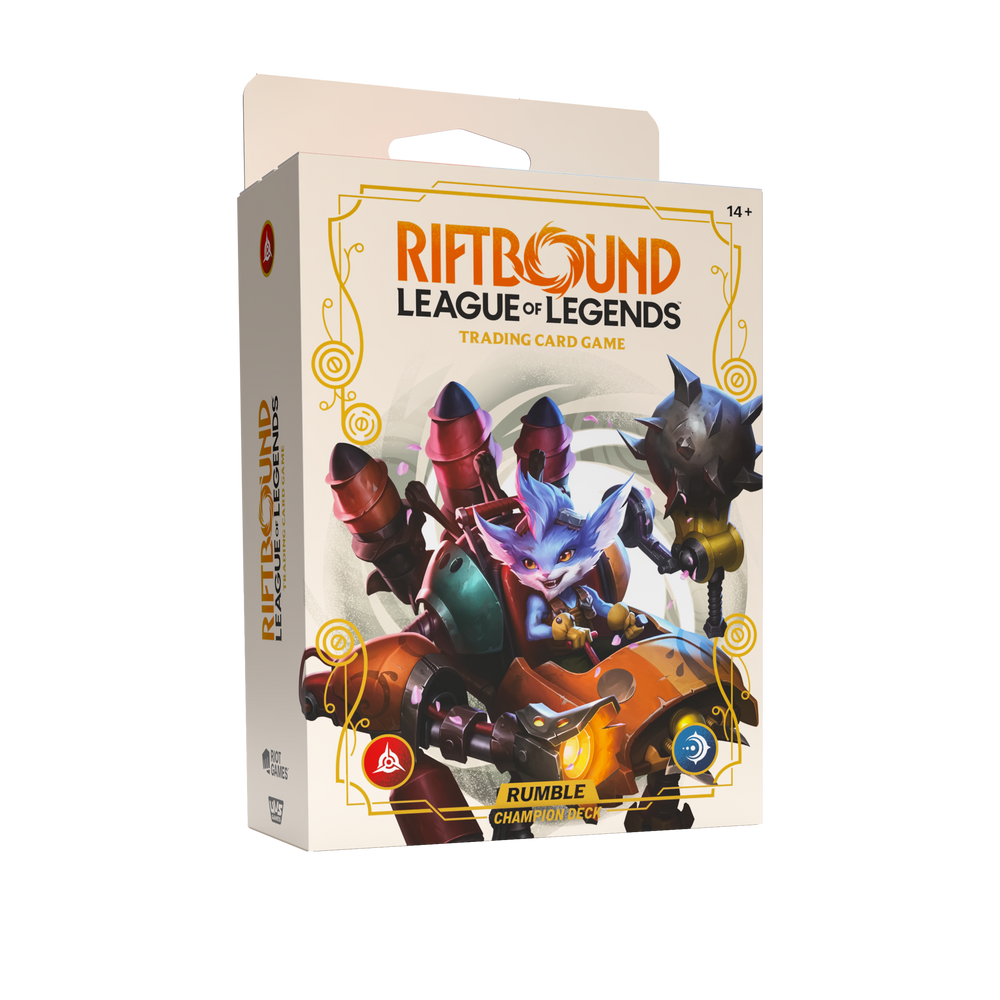 RIFTBOUND LEAGUE OF LEGENDS TCG SPIRITFORGED CHAMPION DECK RUMBLE
