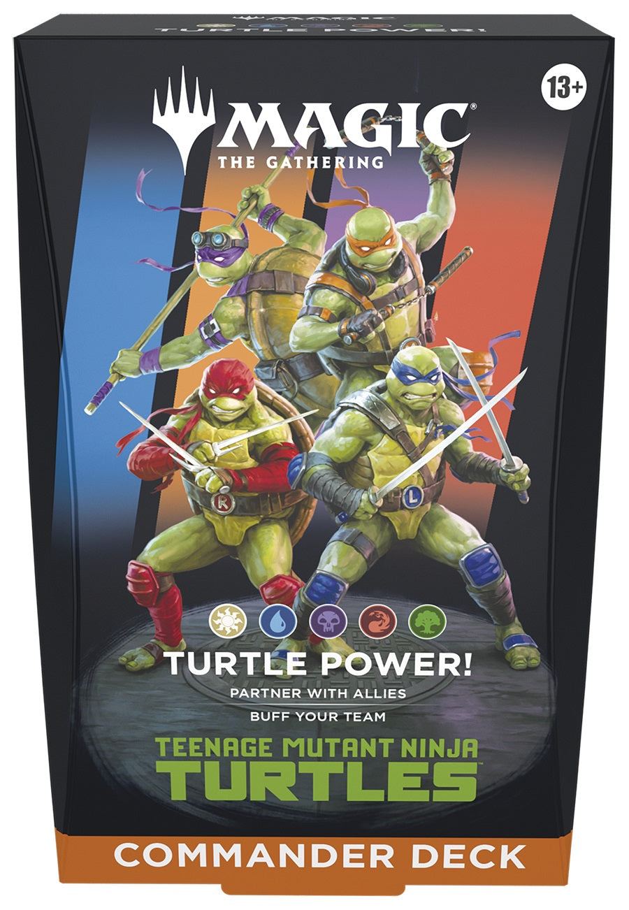 MTG TEENAGE MUTANT NINJA TURTLE POWER! COMMANDER DECK