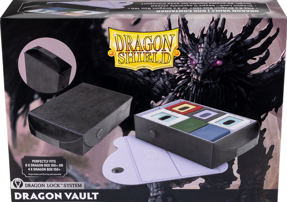 DRAGON SHIELD DRAGON VAULT BLACK