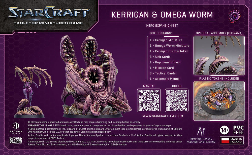 STARCRAFT ZERG KERRIGAN AND OMEGA WORM STARCRAFT [2026-05-30]