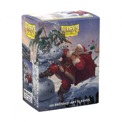 DRAGON SHIELD SLEEVES BRUSHED ART CHRISTMAS 2025 100CT