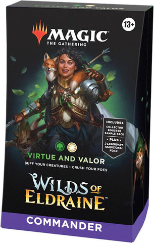MTG Wilds of Eldraine Commander Deck Virtue of Valor