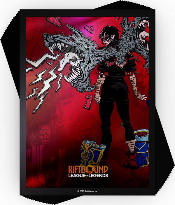 RIFTBOUND LEAGUE OF LEGENDS TCG UNLEASHED ART SLEEVES #1 100CT