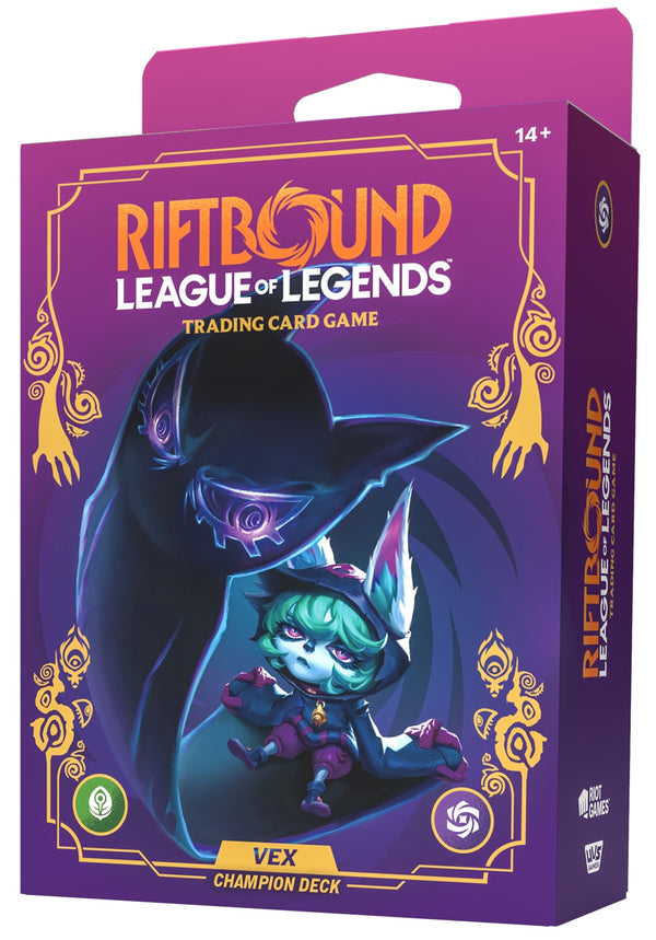 RIFTBOUND LEAGUE OF LEGENDS TCG UNLEASHED CHAMPION DECK VEX [2026-05-08]