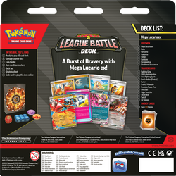 POKEMON LEAGUE BATTLE DECK MEGA LUCARIO EX [2026-05-22]