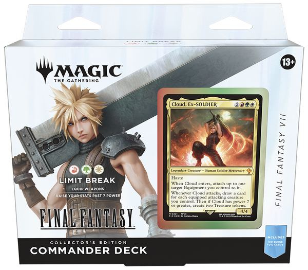MTG Final Fantasy Booster Collector Commander Deck Limit Break