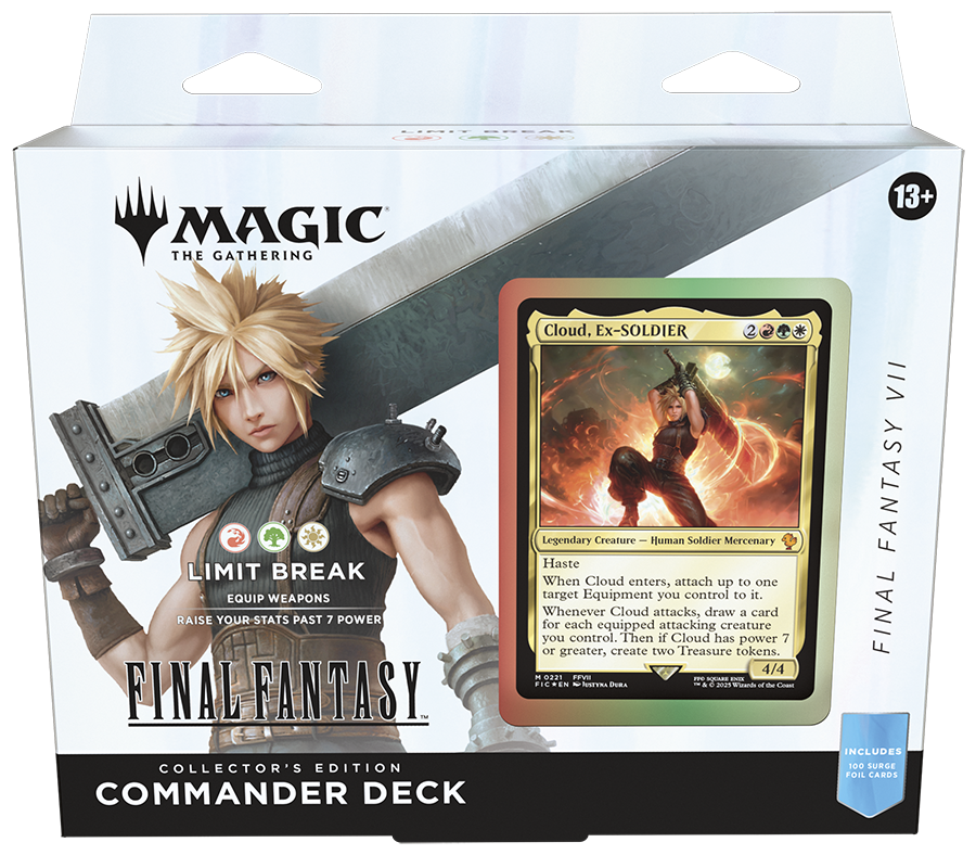 MTG Final Fantasy Booster Collector Commander Deck Limit Break