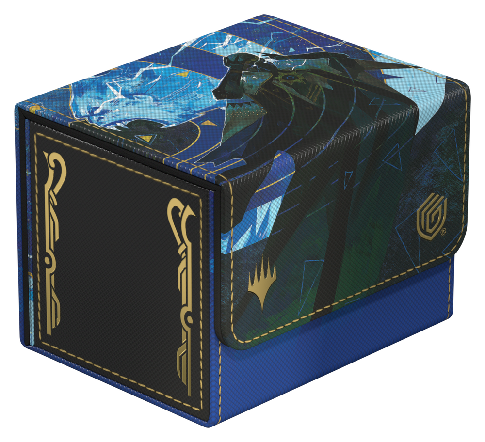 UG DECK CASE SIDEWINDER 100+ XENOSKIN MTG SECRETS OF STRIXHAVEN - BLUE RARE (ALT ART)